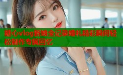 糖心vlog新娘全记录婚礼精彩瞬间轻松制作专属回忆