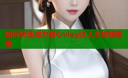 如何快速成为糖心vlog达人全攻略指南