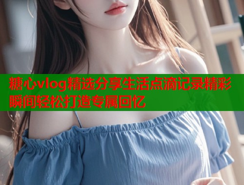 糖心vlog精选分享生活点滴记录精彩瞬间轻松打造专属回忆  第1张