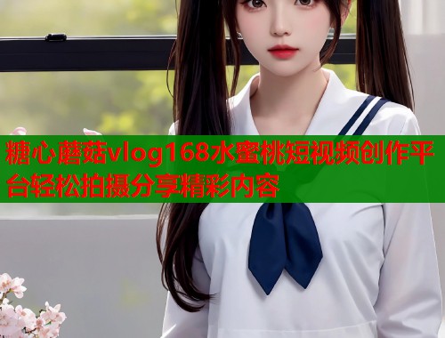 糖心蘑菇vlog168水蜜桃短视频创作平台轻松拍摄分享精彩内容  第2张