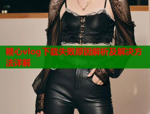 糖心vlog下载失败原因解析及解决方法详解  第1张