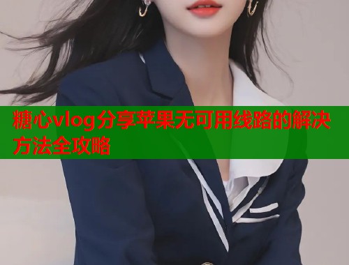 糖心vlog分享苹果无可用线路的解决方法全攻略  第2张