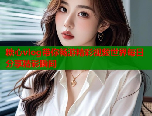 糖心vlog带你畅游精彩视频世界每日分享精彩瞬间  第2张