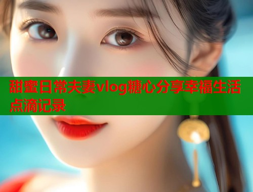 甜蜜日常夫妻vlog糖心分享幸福生活点滴记录  第1张