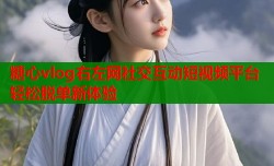 糖心vlog右左网社交互动短视频平台轻松脱单新体验