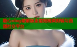 糖心vlog破解版全能短视频剪辑与直播社交平台