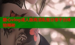 糖心vlog成人版高清私密分享平台体验揭秘