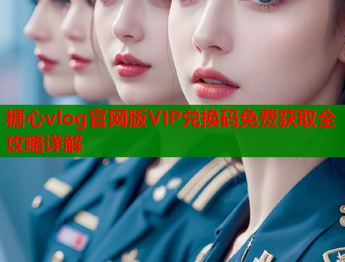 糖心vlog官网版VIP兑换码免费获取全攻略详解  第1张