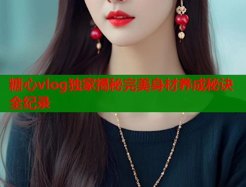 糖心vlog独家揭秘完美身材养成秘诀全纪录  第1张