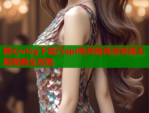 糖心vlog下载汅api免费版高清资源无限观看全攻略  第1张