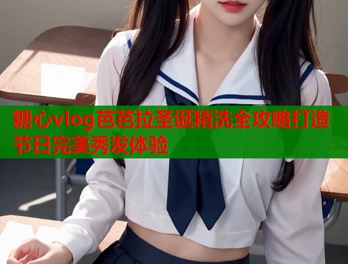 糖心vlog芭芭拉圣诞精洗全攻略打造节日完美秀发体验  第1张