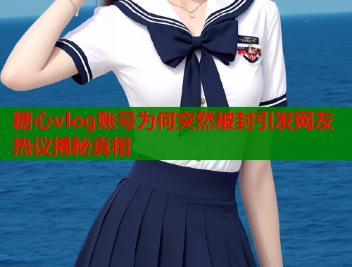 糖心vlog账号为何突然被封引发网友热议揭秘真相  第1张