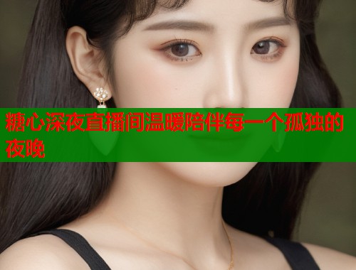 糖心深夜直播间温暖陪伴每一个孤独的夜晚  第1张