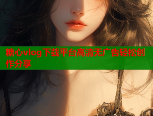 糖心vlog下载平台高清无广告轻松创作分享  第1张